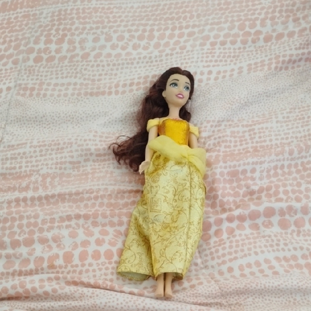 Yellow Princess Doll for Kids Mattel Disney princess Belle 100th Anniversary